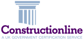 The Constuctionline logo - the link leads to http://www.constructionline.co.uk/static/